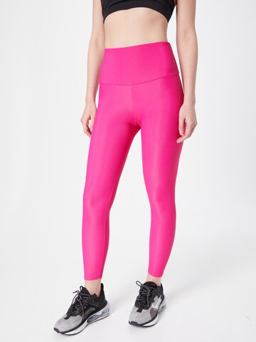 Onzie Skinny Workout Pants in Pink: front