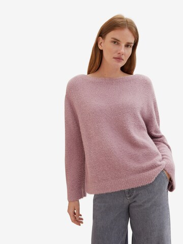 TOM TAILOR - Pullover em roxo