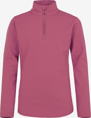 PROTEST Sportief sweatshirt 'REFABRIZOY JR' in Roze: voorkant