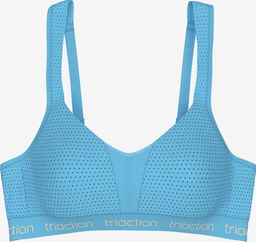 TRIUMPH Sport bh ' Triaction Energy Lite ' in Blauw: voorkant