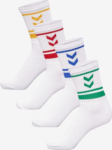 Chaussettes Hummel en blanc : devant