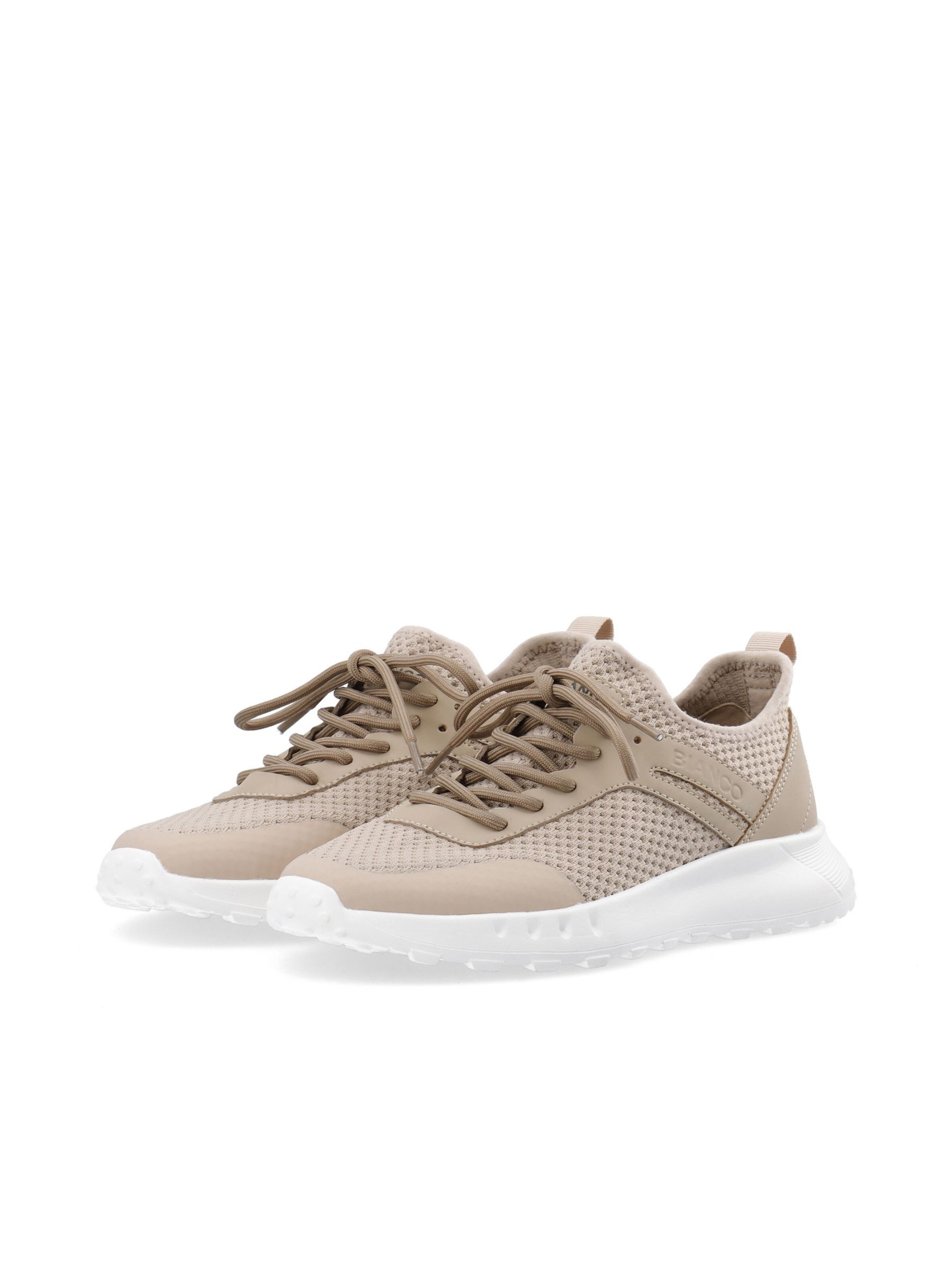 Bianco Platform trainers 'LAUREN' in Beige