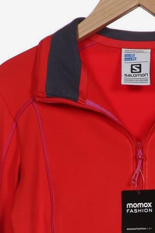 SALOMON Sweatshirt & Zip-Up Hoodie in XS in Red