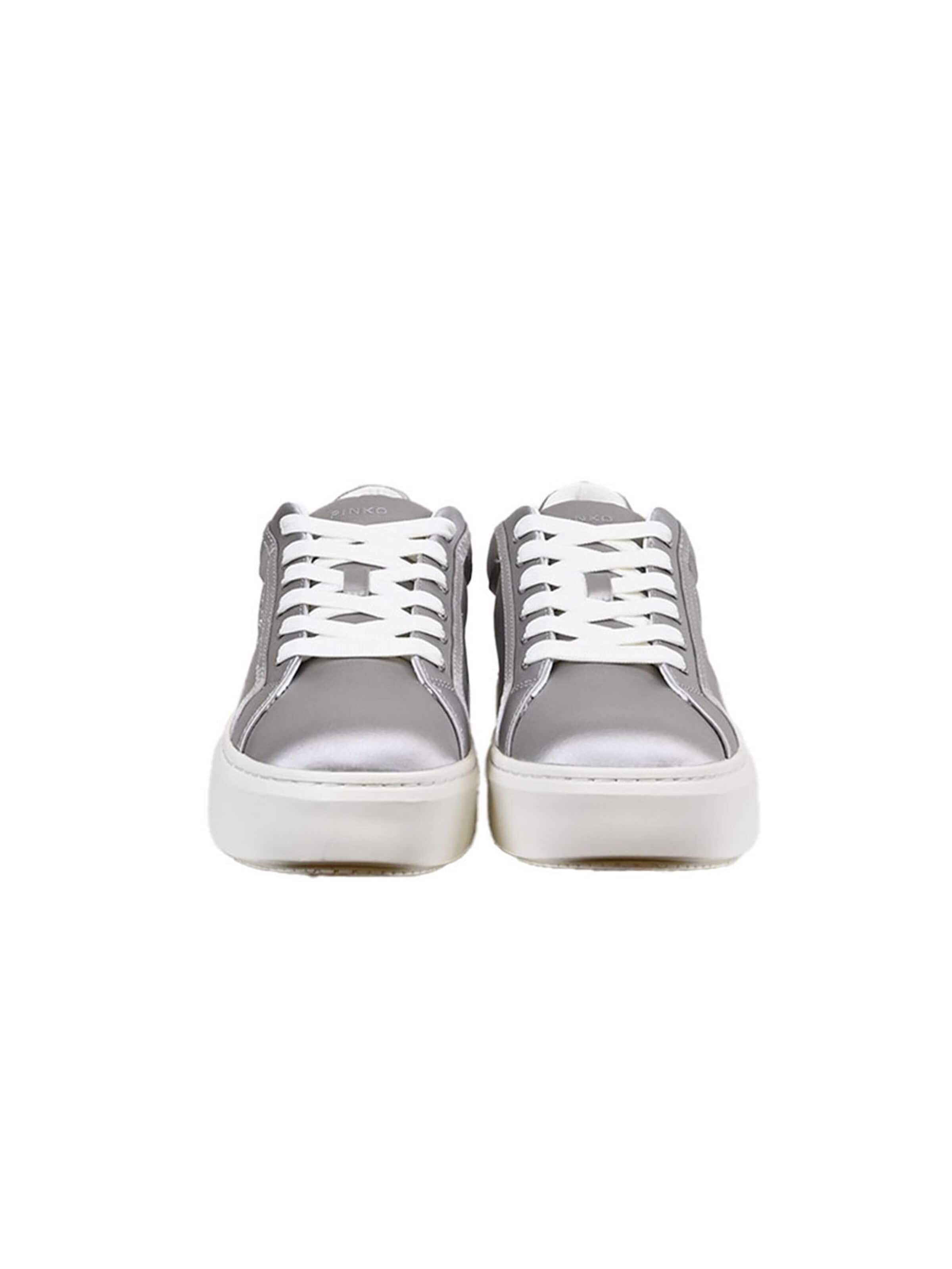 PINKO - Zapatillas deportivas bajas 'Yoko 11' en plata