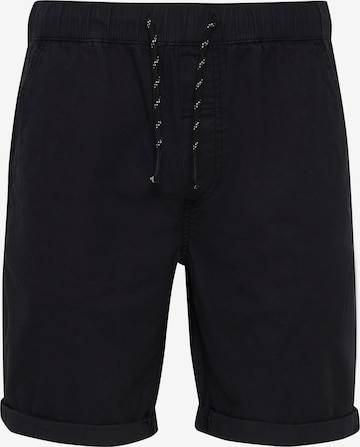 !Solid Regular Chino 'LINAN' in Zwart: voorkant