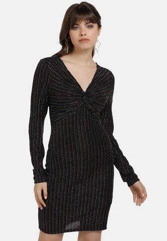 myMo at night Cocktail Dress in Black: front