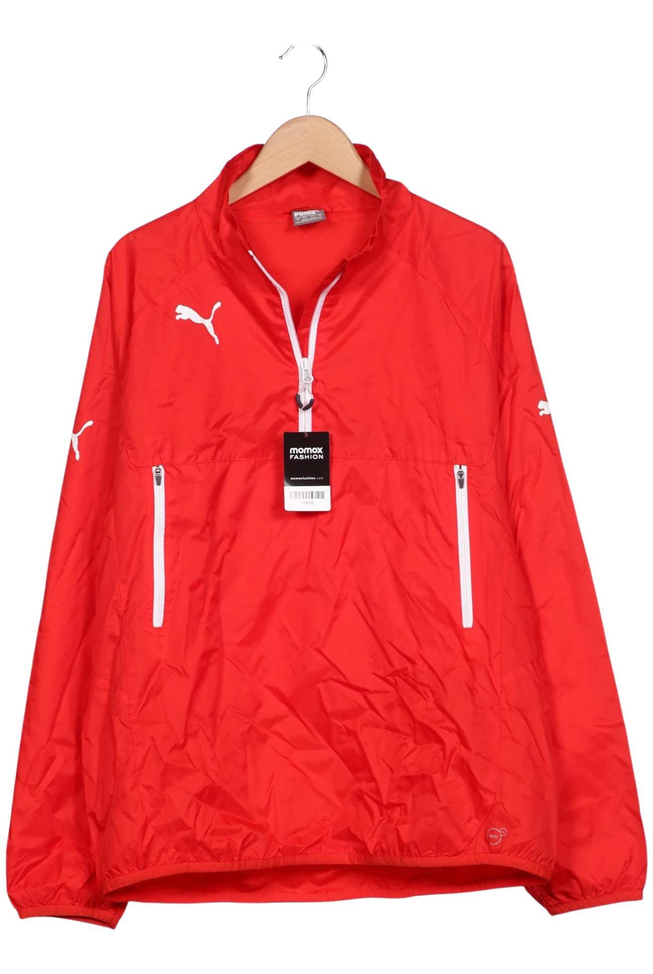 PUMA Jacke L-XL in Rot: Vorderseite