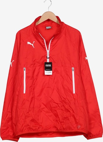 PUMA Jacke L-XL in Rot: Vorderseite