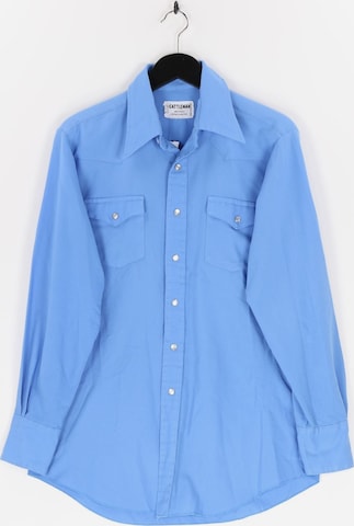 Ely Cattleman Button Up Shirt in M in Blue: front