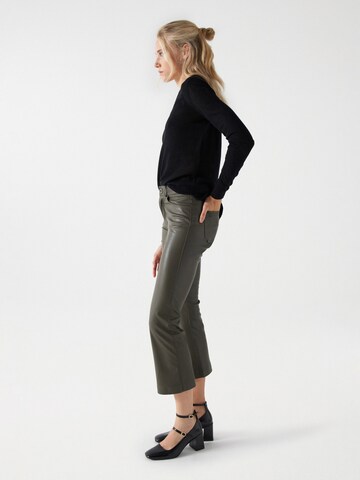 Salsa Jeans Flared Hose in Grün