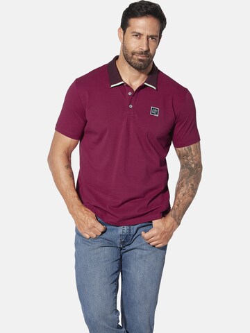 Jan Vanderstorm Shirt 'Morlan' in Rood: voorkant