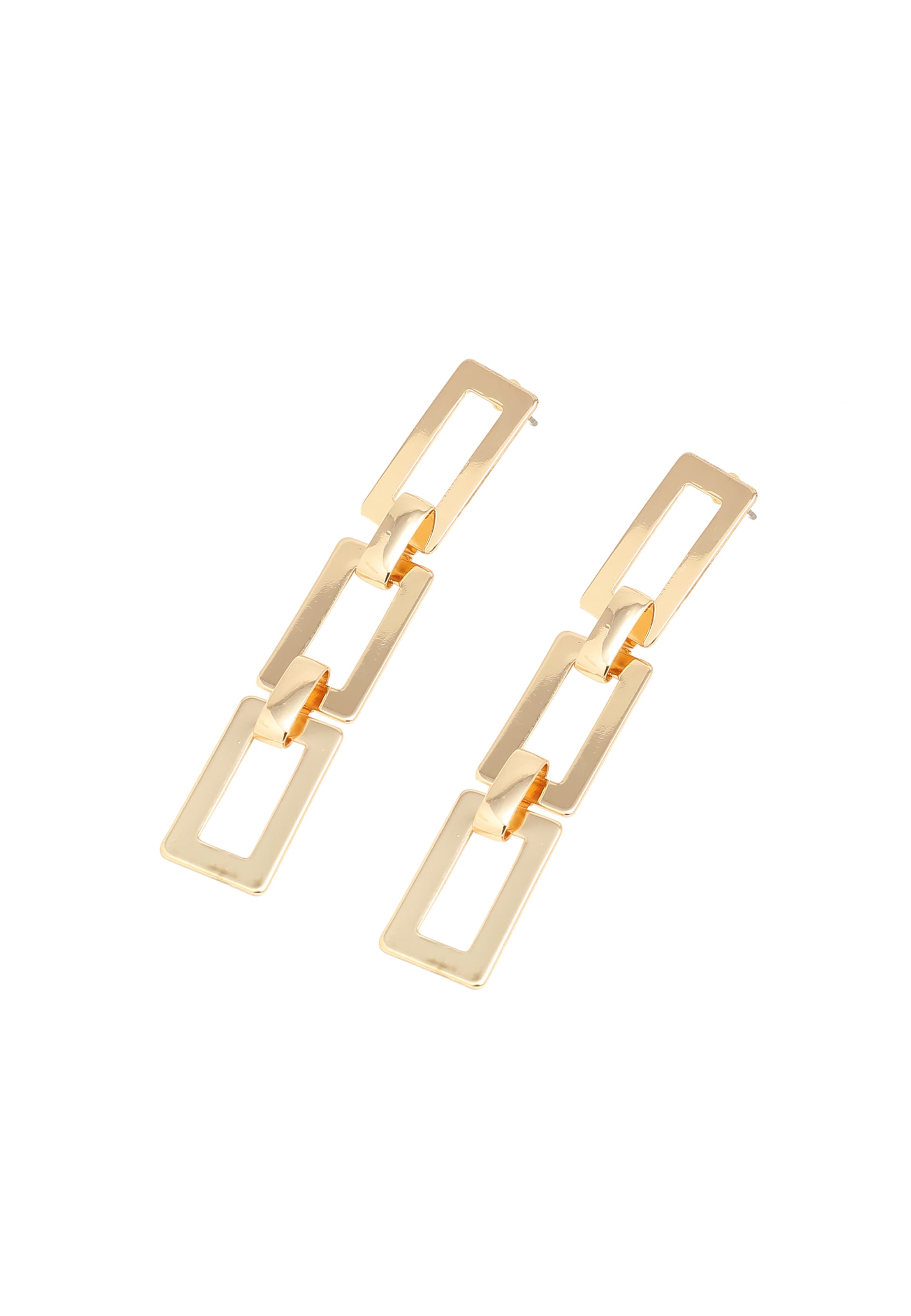 SOHI Náušnice 'Gerry' – zlatá: přední strana