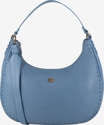 DreiMaster Maritim Shoulder Bag in Blue: front