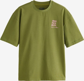 Next Shirt in Green: front