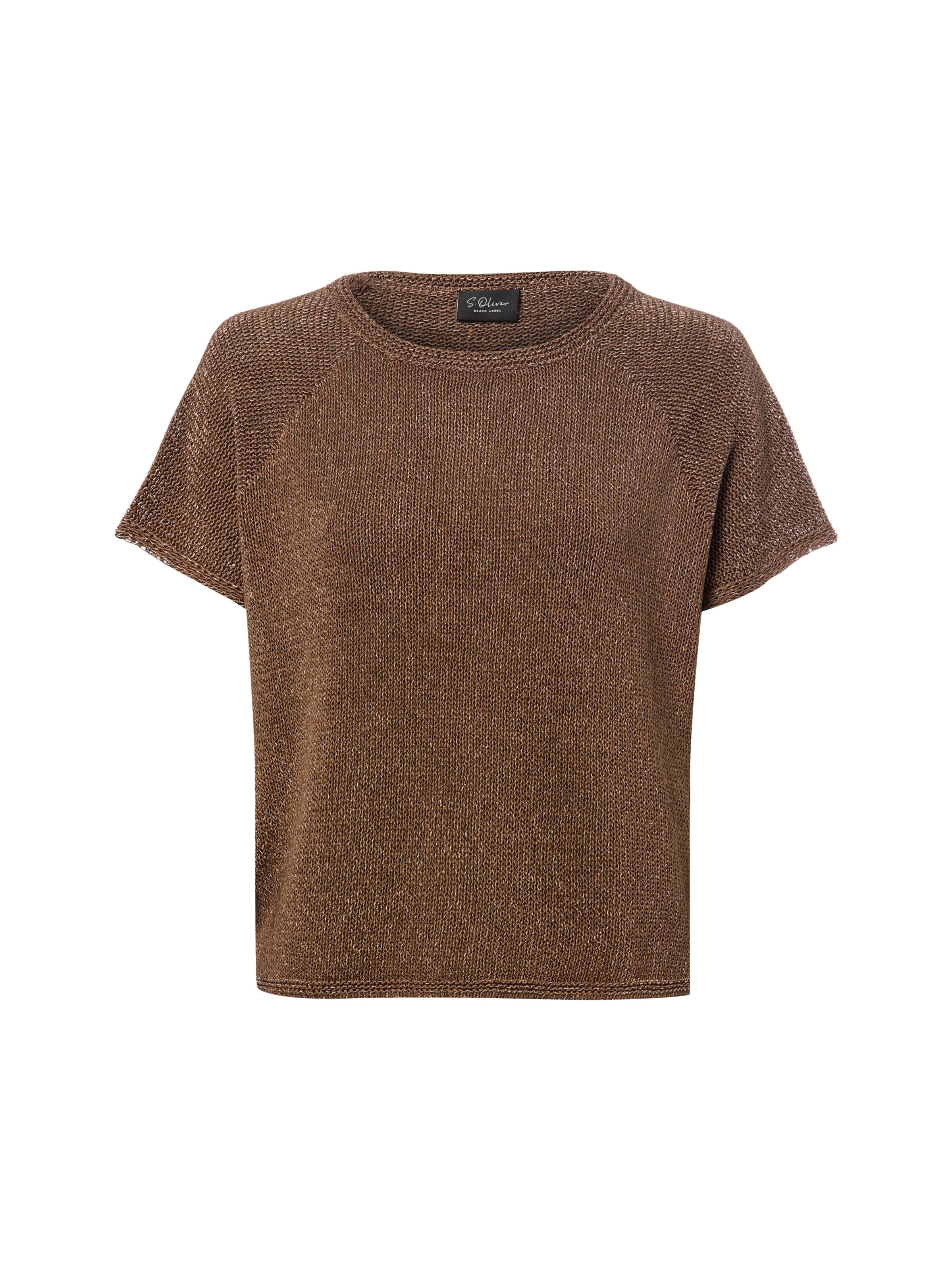 Pull-over s.Oliver BLACK LABEL en marron : devant