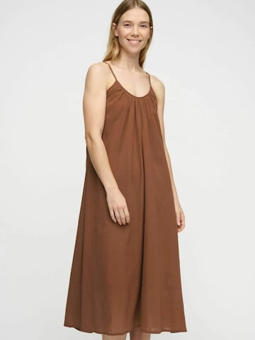 Robe 'Cave' moshi moshi mind en marron : devant