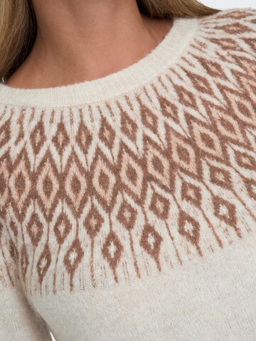 ONLY Sweter 'ALINA' w kolorze beżowy