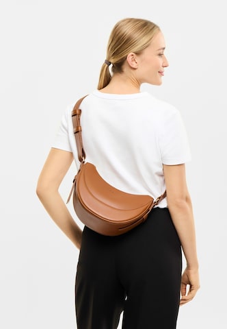 Sac bandoulière 'Livia' Expatrié en marron
