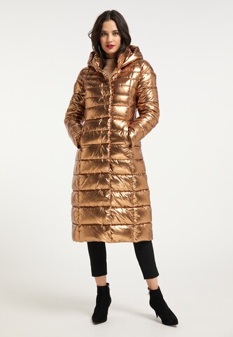 faina Winter Coat in Gold