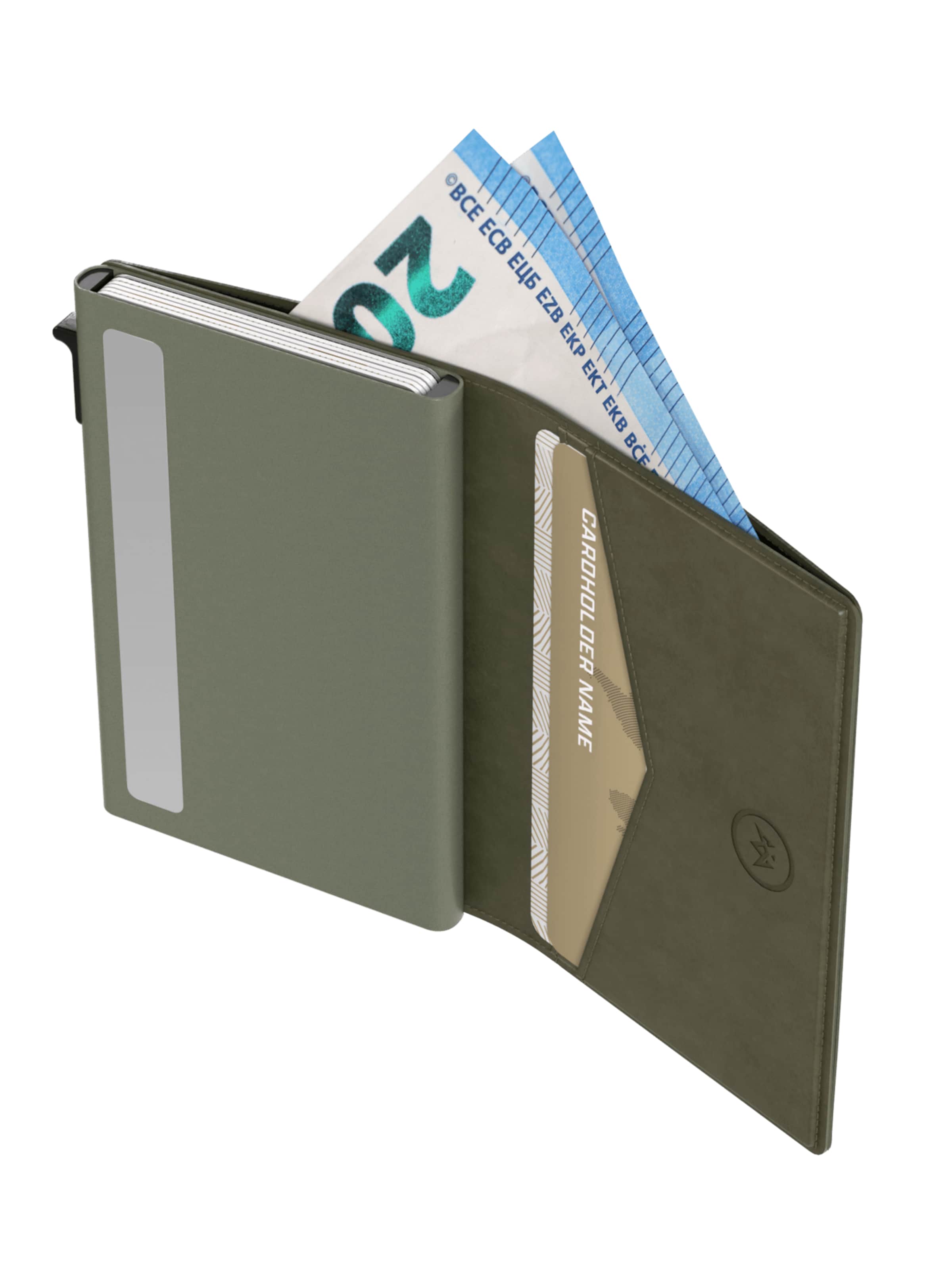 Porte-monnaies 'Pasjeshouder Slim' Prowallet en vert