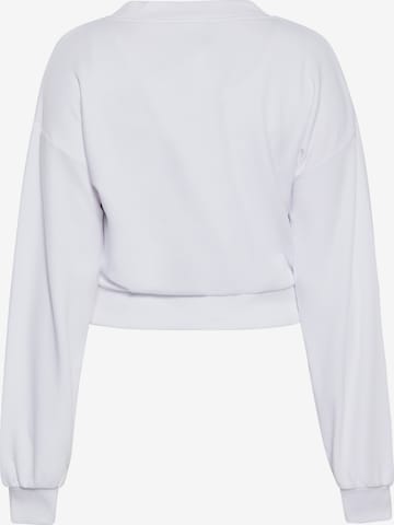 myMo ROCKS Μπλούζα φούτερ σε λευκό