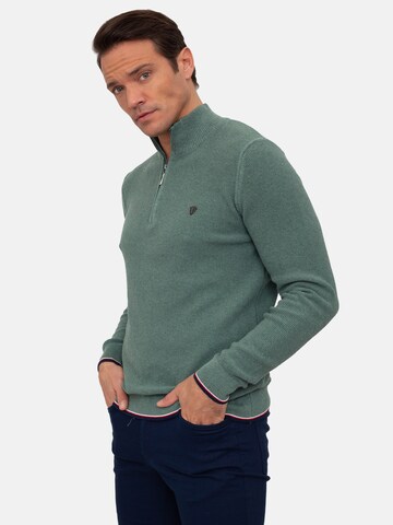 Sir Raymond Tailor Sweater 'Pulses' in Green