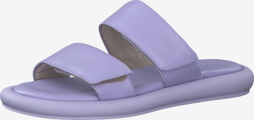 TAMARIS Mules in Purple: front