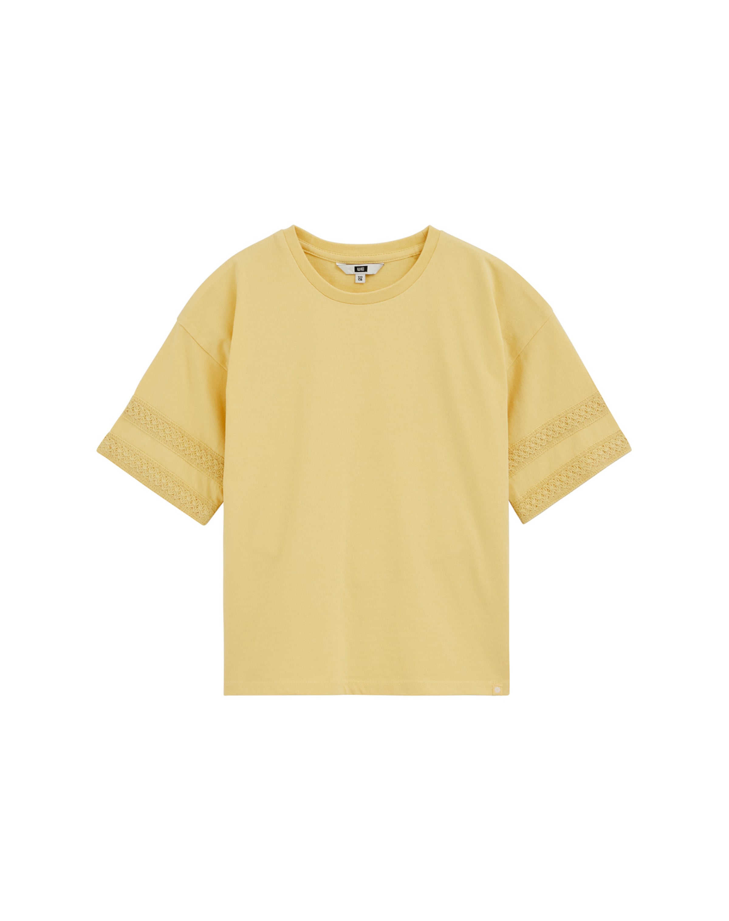 WE Fashion - Camiseta en amarillo: frente