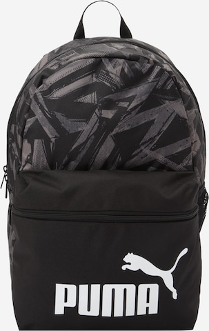 PUMA Rucksack 'PHASE' in Schwarz: Vorderseite