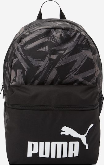 PUMA Mochila 'PHASE' em taupe / preto / branco, Vista do artigo