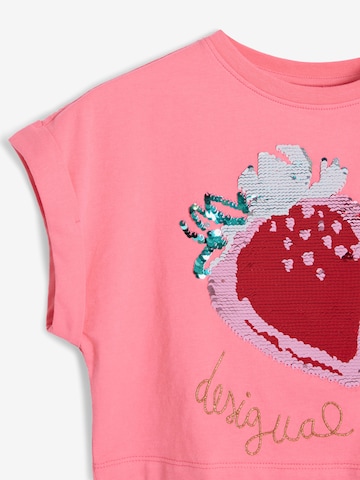 Tricou 'Strawberry' de la Desigual pe roz