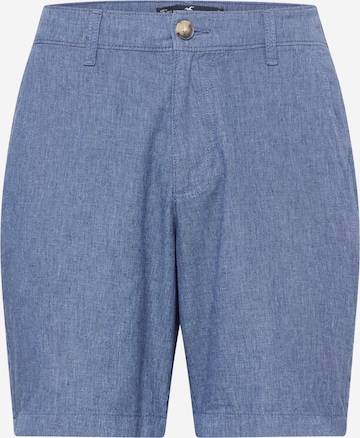 HOLLISTER Regular Chino trousers in Blue: front