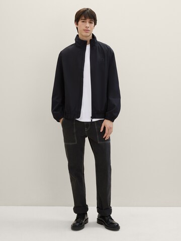 TOM TAILOR DENIM Overgangsjakke i sort