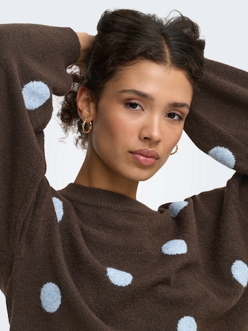 ONLY Pullover 'ONLRICA' in Braun