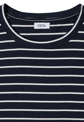 CECIL T-Shirt in Blau