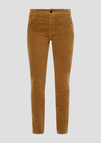 s.Oliver Slimfit Broek in Bruin