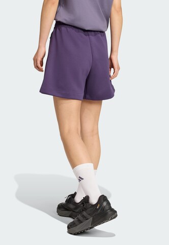 ADIDAS SPORTSWEAR Loosefit Sportshorts 'Z.N.E.' in Lila