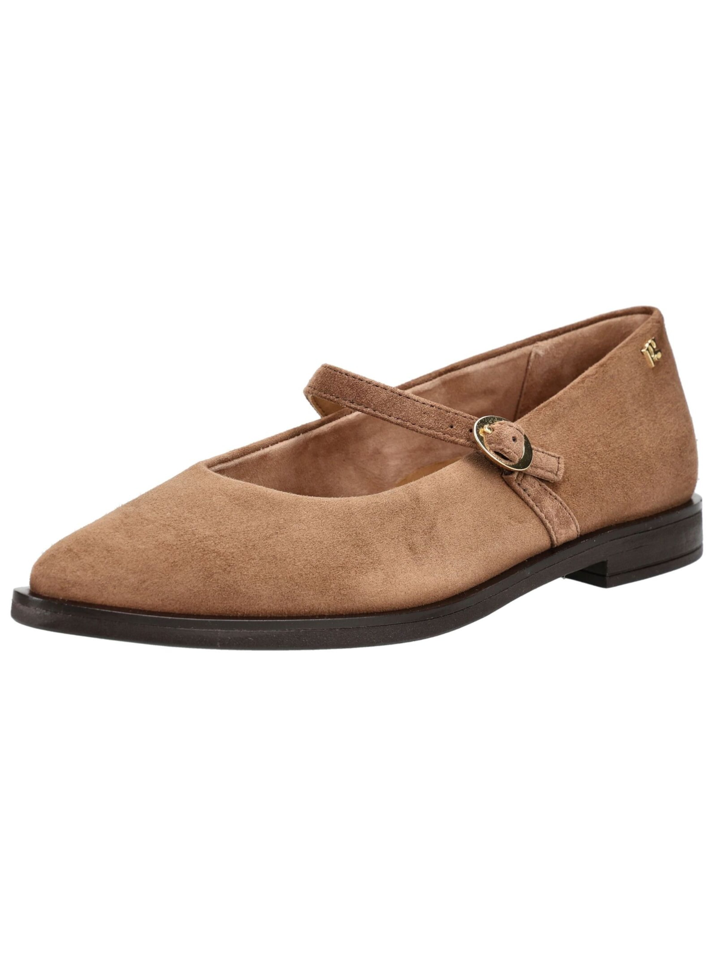 Ballerina con cinturino di Paul Green in marrone: frontale
