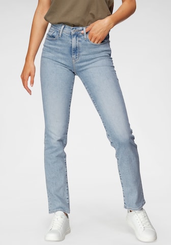 LEVI'S ® Normalny krój Jeansy '724 High Rise Straight' w kolorze niebieski: przód