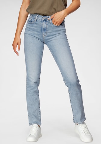 LEVI'S ® Szabványos Farmer '724 High Rise Straight' - kék: elől