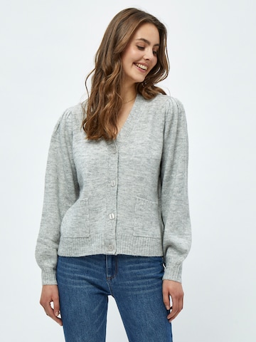 Peppercorn Gebreid vest 'Aluna' in Grijs: voorkant