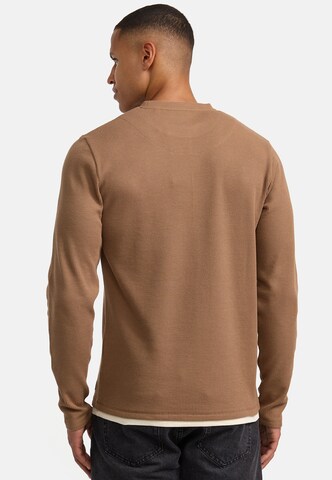 INDICODE JEANS Shirt 'Sigfinn' in Brown