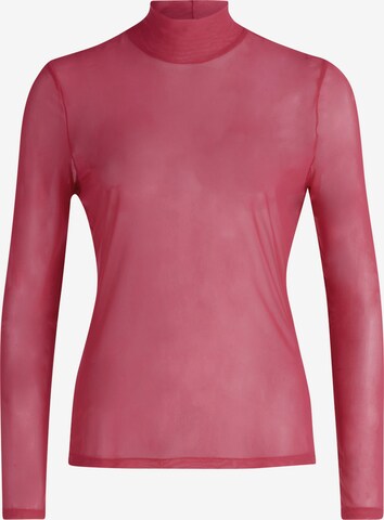 Vera Mont Basic Shirt mit Turtle Neck in Rot: predná strana