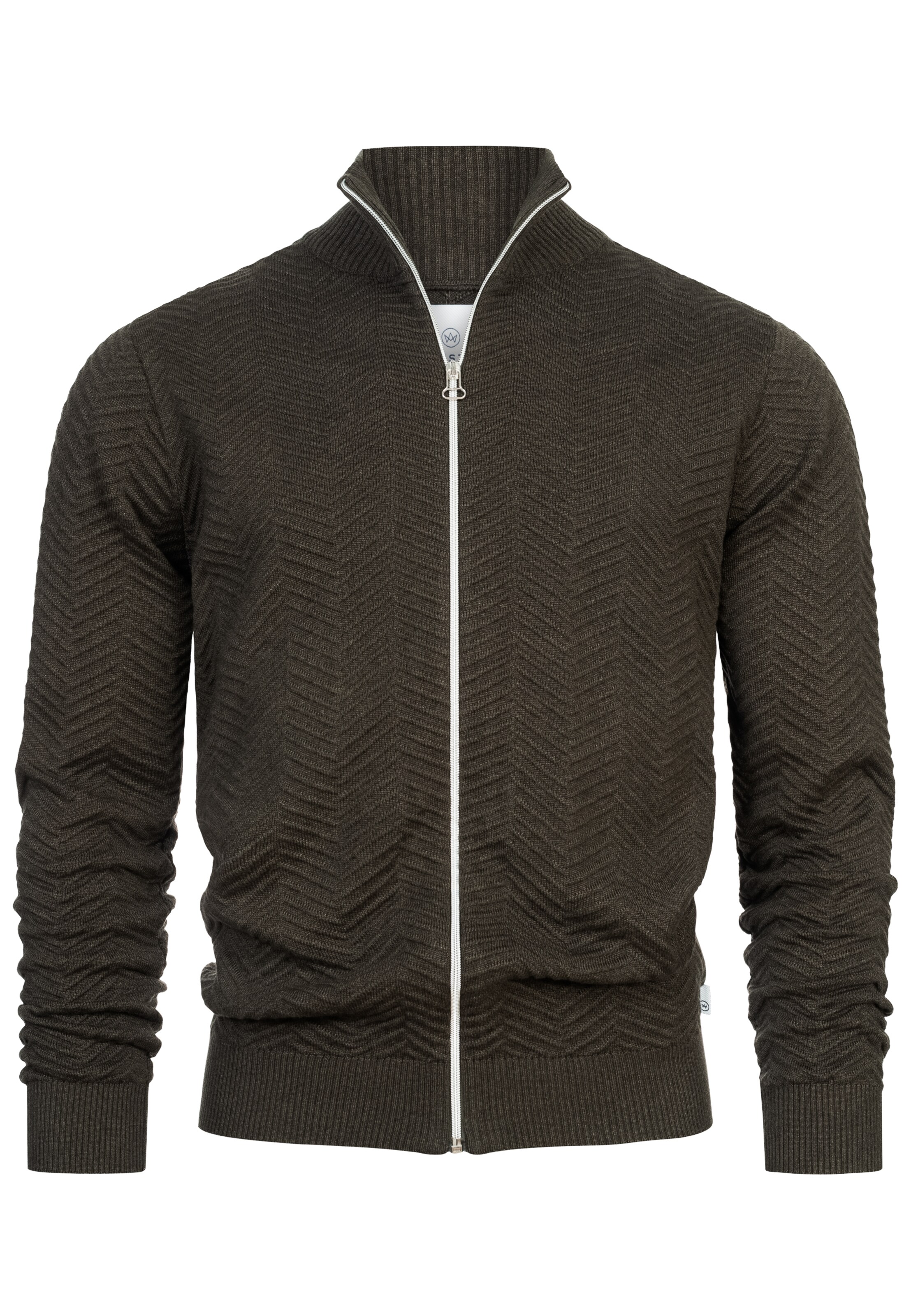 Kronstadt Vestes en maille 'Carlo' en S en olive, Vue avec produit