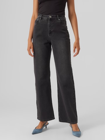 VERO MODA Wide leg Jeans 'Rachel' in Black: front