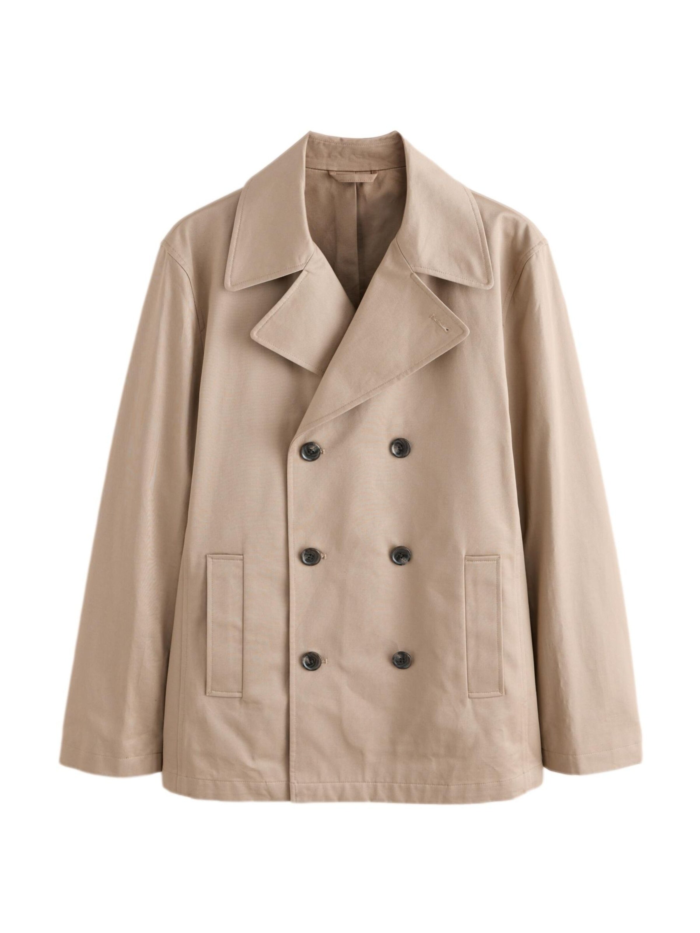 Next Tussenjas in de kleur Taupe, Productweergave