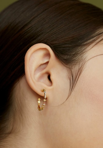 P D PAOLA Earrings 'Halo Goldohrringe' in Gold: front