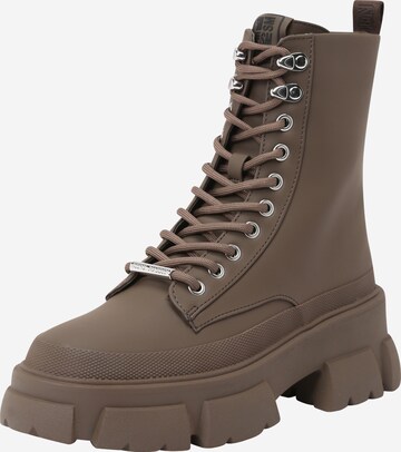 STEVE MADDEN Veterlaarsjes 'FORECAST' in Bruin: voorkant