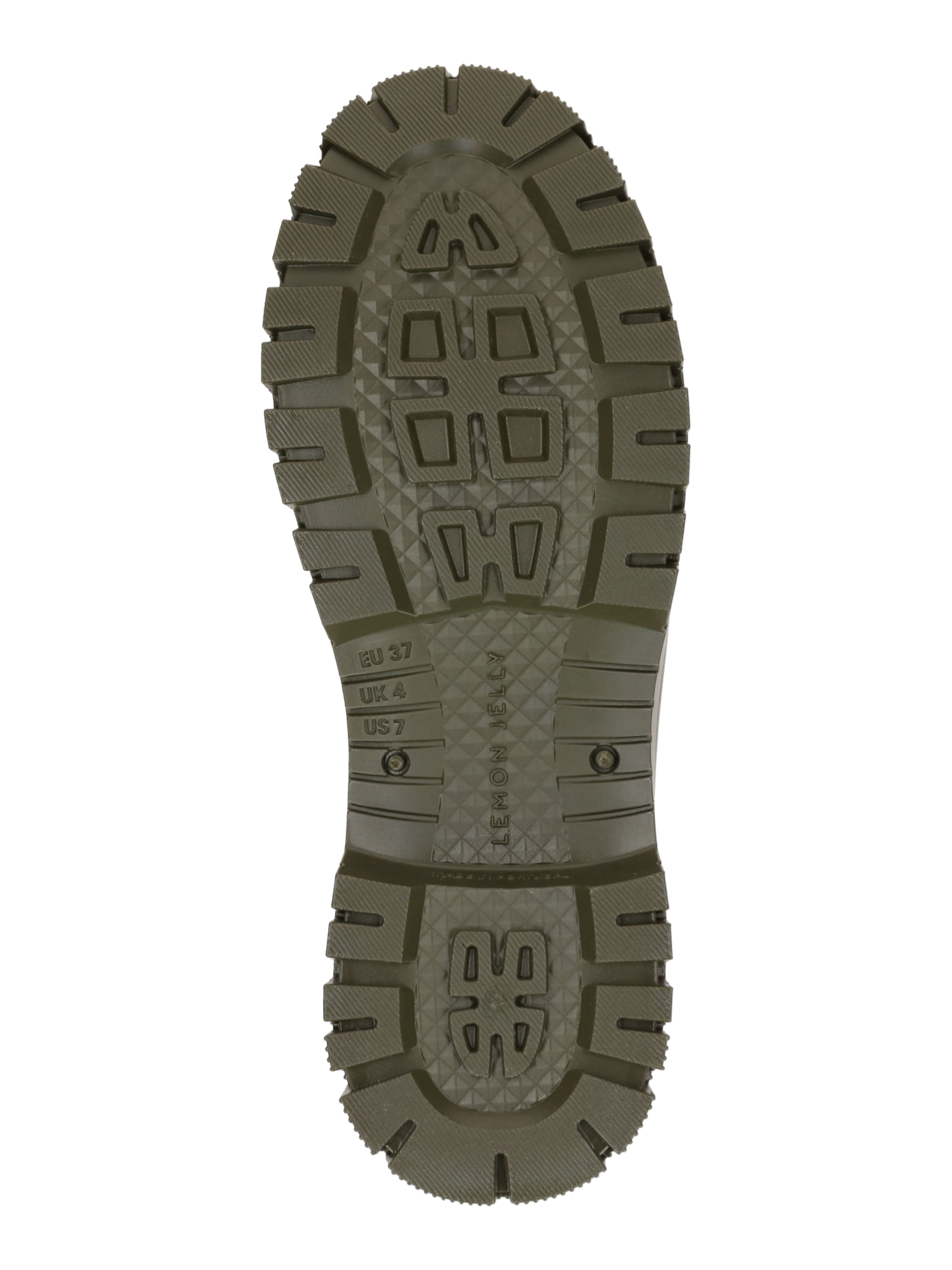 LEMON JELLY Rubber Boots 'GOLDEN' in Green