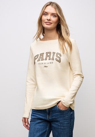 STREET ONE Shirt in Beige: Vorderseite